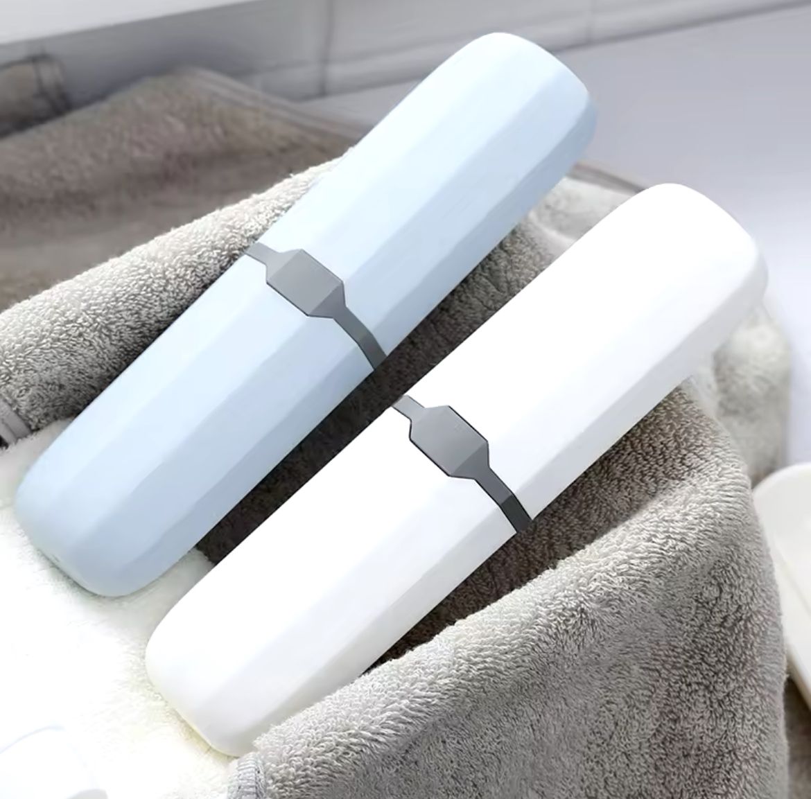 Travel Portable Toothbrush Toothpaste Holder Storage Box Case Pencil Container