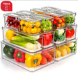 BPA-Free Stackable acrylic Fridge Organizer
