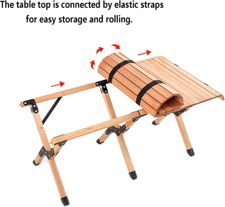 Camping foldable table