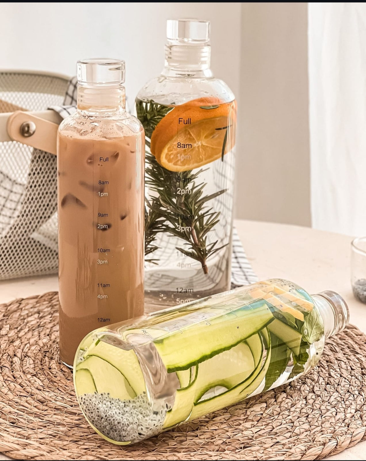 Multi-purpose Borosilicate Glass Bottle