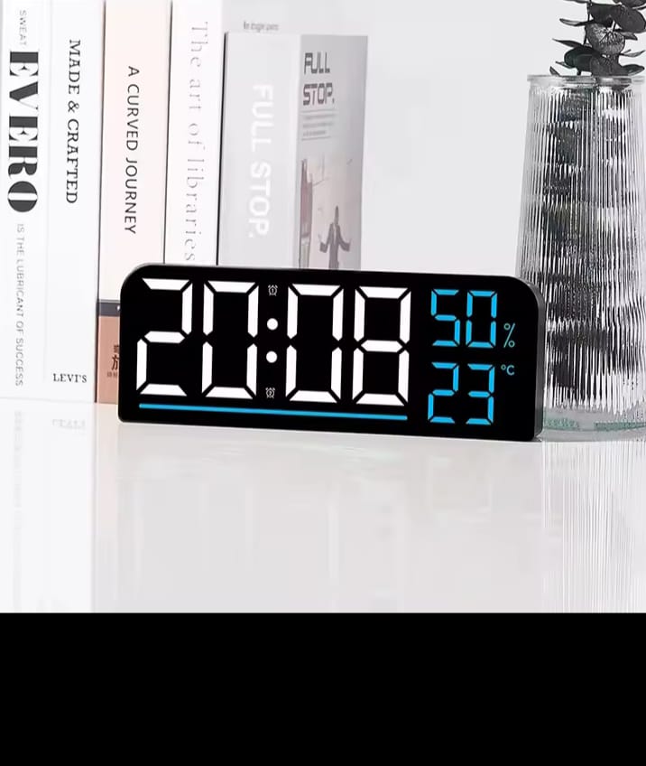 Table Clock With Led LED Digital Wall & Table Clock with Temperature Display – iDecorators Kenya