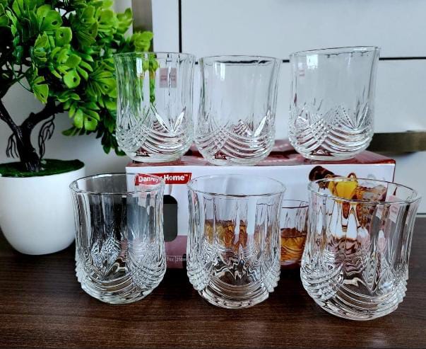 Danny Home Crystal Whiskey Glasses 210ml