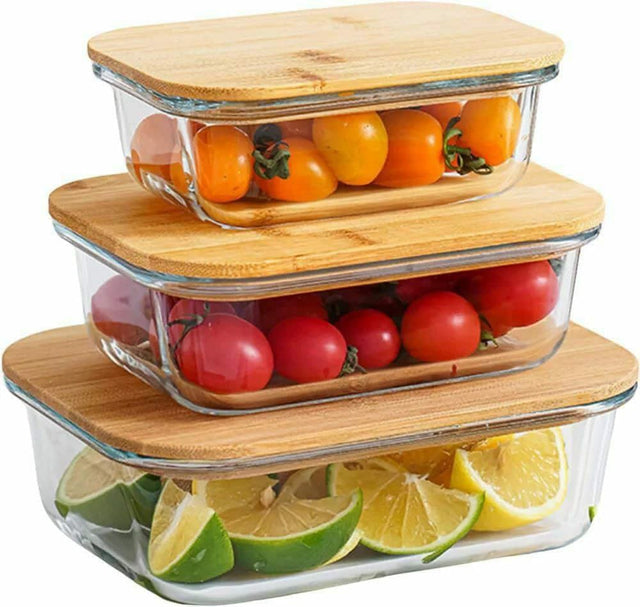 food storage glass box