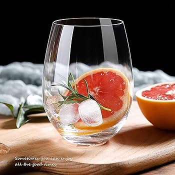 Oval Glass Clear Big