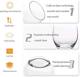 Oval Glass Clear Big