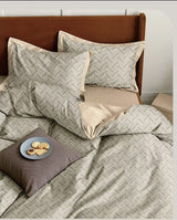 Double Sided Luxurious High Quality Duvet Cover Set 4pc