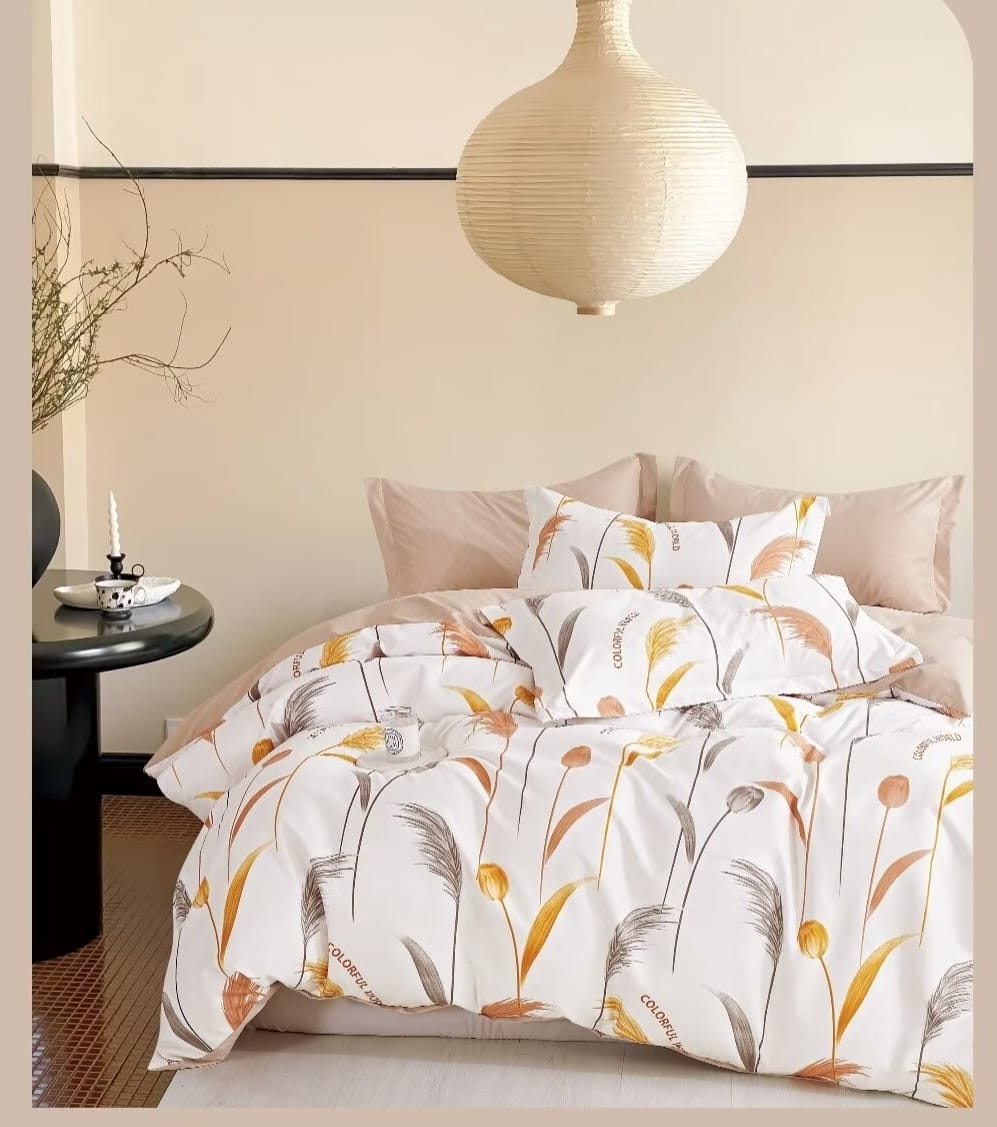 Double Sided Luxurious High Quality Duvet Cover Set 4pc