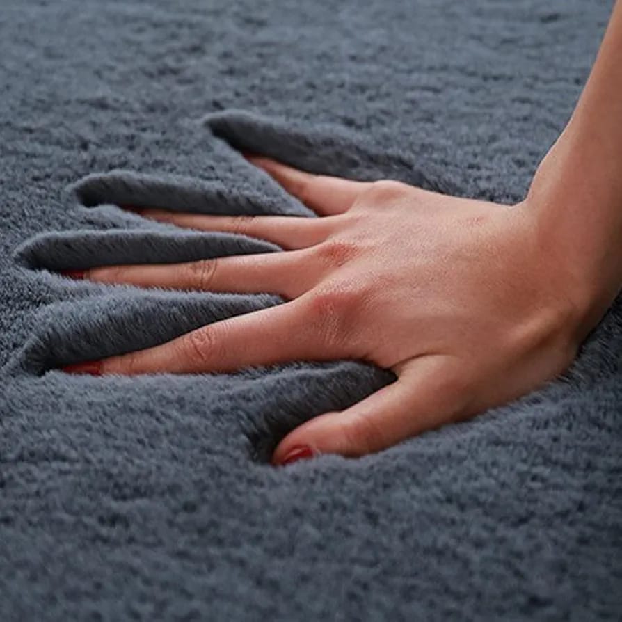 Modern Luxury Style Nordic Rabbit fur Carpet 