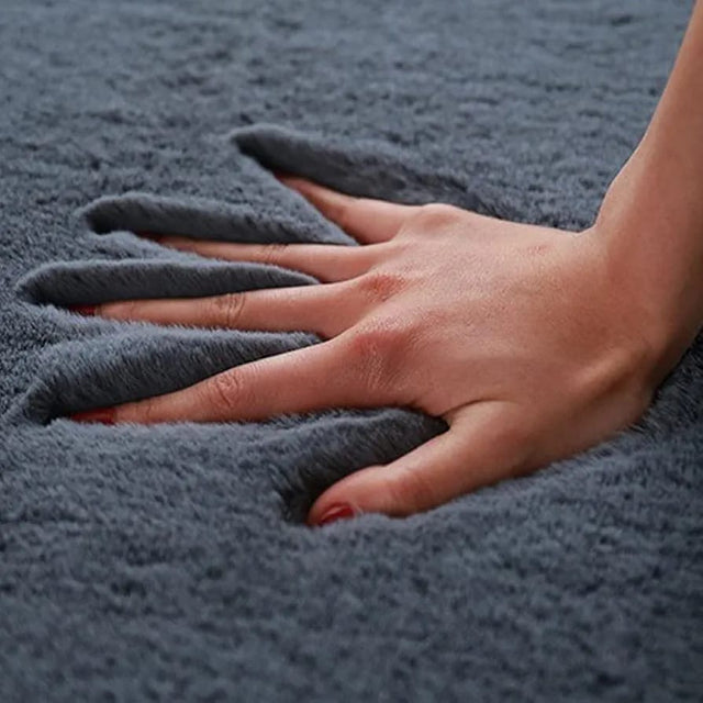 Modern Luxury Style Nordic Rabbit fur Carpet 