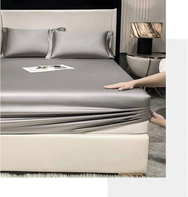 Waterproof Fitted sheet/Bamboo Matress protector Bed cover with elastic Band Terry Cloth Hypoarllergenic