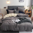 Plain Double sided color Cotton Duvet covers