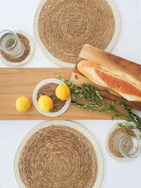 Natural Handmade Straw Wooven Table mats