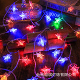 10 METERS Christmas STAR SHAPED LED LIGHTS FAIRY WITH REMOTE