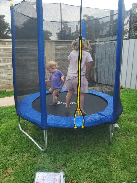 Outdoor Trampoline with Safety Net — Available in Multiple Sizes