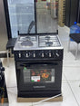 Black 60*60 Globalstar  JET 3+1 standing cooker with electric oven 