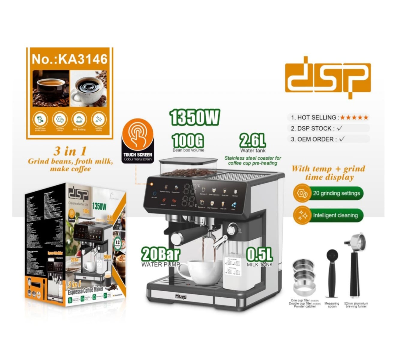 Espresso Coffee Maker.