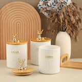 Ribbed Tea, Coffee & Sugar Canisters