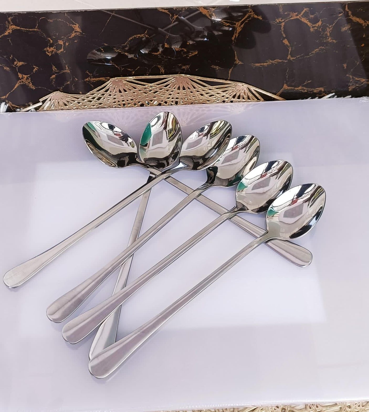 Heavy guage stainless steel cutlery set of 6each,Table fork,Table spoons,Table knife,Soup spoons