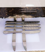 Heavy guage stainless steel cutlery set of 6each,Table fork,Table spoons,Table knife,Soup spoons
