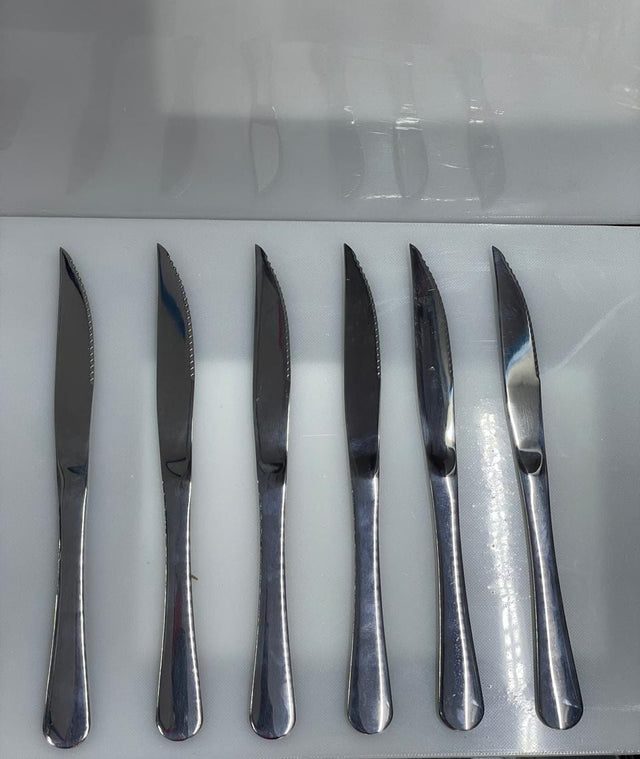 Heavy guage stainless steel cutlery set of 6each,Table fork,Table spoons,Table knife,Soup spoons
