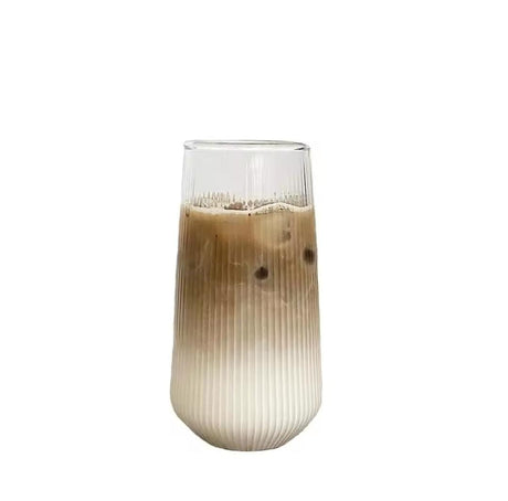 Ribbed  juice/water glasses 500ml 6pcs