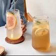 Ribbed  juice/water glasses 500ml 6pcs