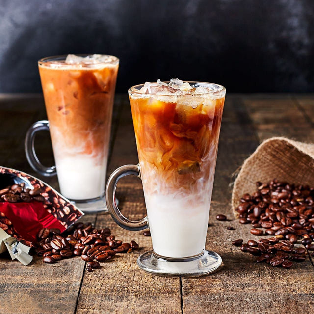 Heat-resistant  Thickened glass transparent latte coffee glass cup
