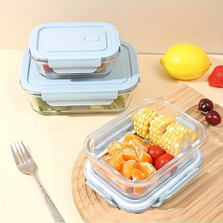 Glass is microwaveable, dishwasher safe,freezer safe and oven safe to 450° F
Colour: Blue lid Capacity:370ml, 640ml,1040ml,1520 ml