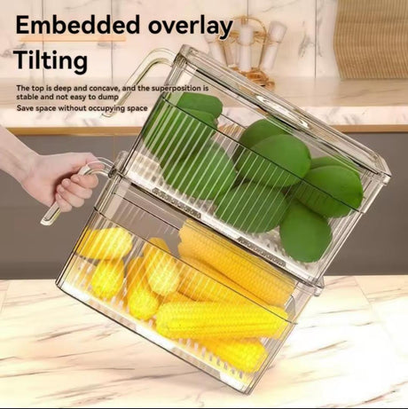 Acrylic Fridge storage containers 5L 