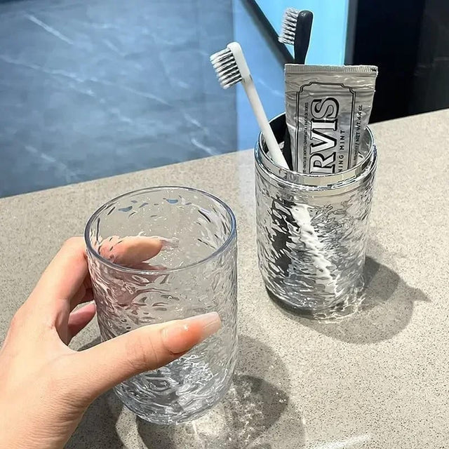 Water Ripple Portable Toothbrush/Paste Holder