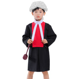 Professional Kids judge costume Kids Judge Costume Set with Wig and Gown
