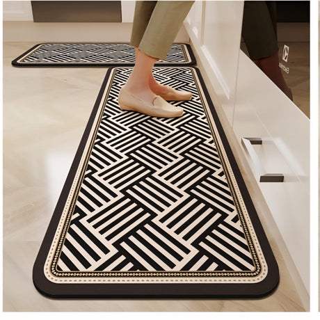 Premium Cushioned Kitchen Runner Mat Set 40×60cm + 40×120cm