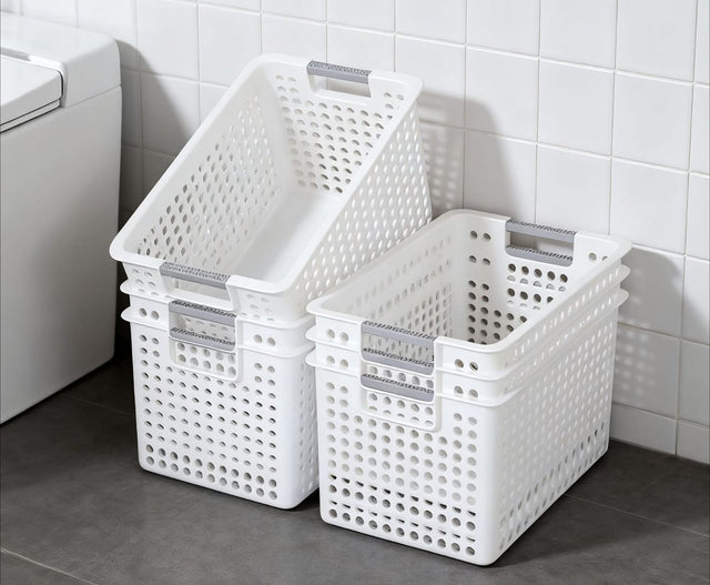 Medium Multipurpose Storage Basket with Handles
