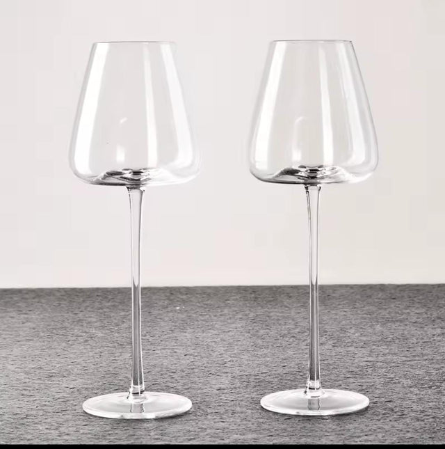 Long Stem Luxurious Wine Glasses (2-Piece Set)