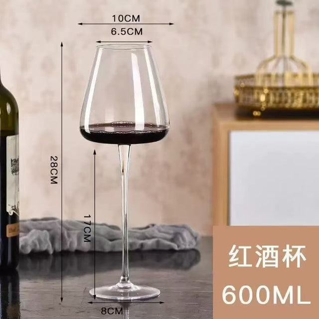 Long Stem Luxurious Wine Glasses (2-Piece Set)