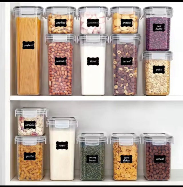16-Piece Airtight Food & Pantry Storage Containers Set