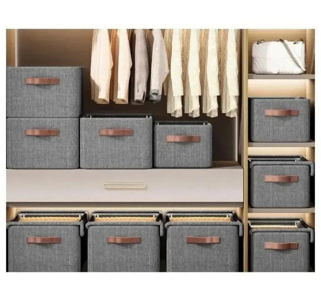 Large Foldable Closet/Wardrobe Organizer with Clear Cover – 50 × 30 × 26cm