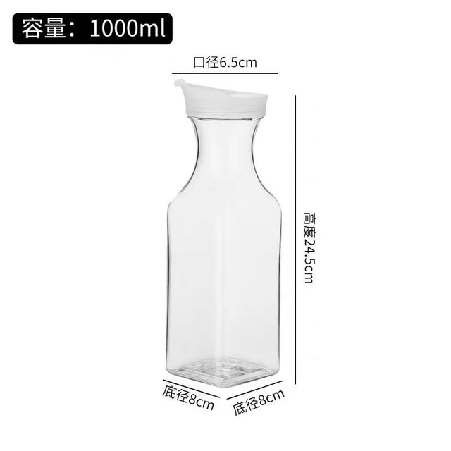 Acrylic Juice & Water Carafe with Flip Top Lid 1000ml