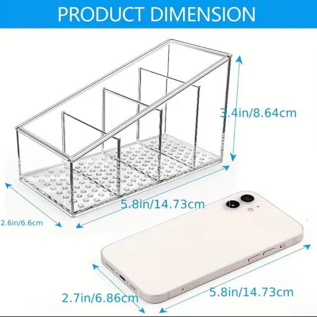 Clear Acrylic Remote Organizer