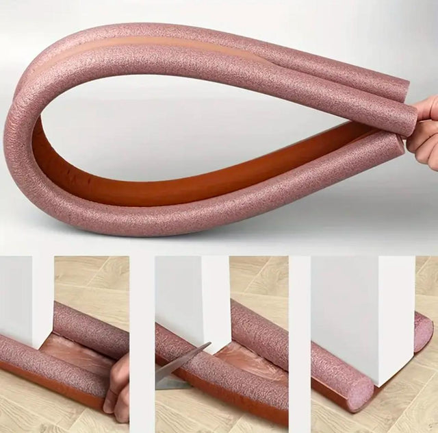 Flexible Door Bottom Sealing Strip — Draft and Insect Stopper