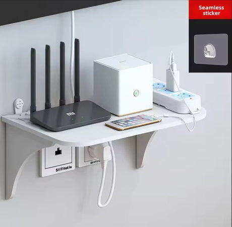 Wall Mounted Router Shelf No Drill | iDecorators Kenya