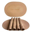 Eco-Friendly Oval Dining Table Placemats – 50 × 35cm