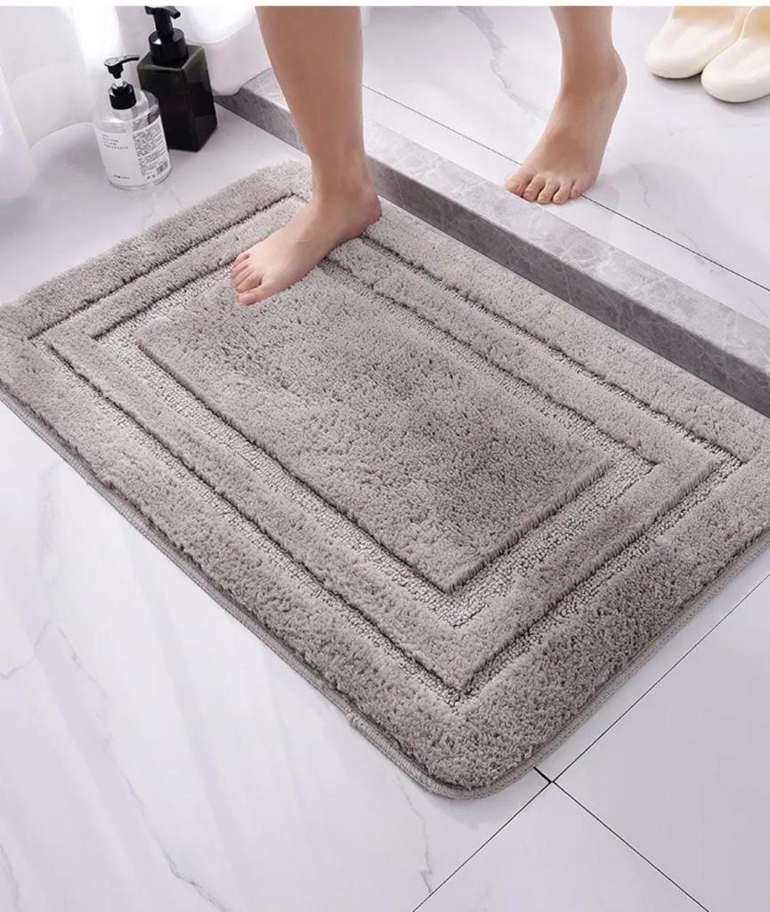 Flocking micro fiber mats Nonslip Bathroom Mats