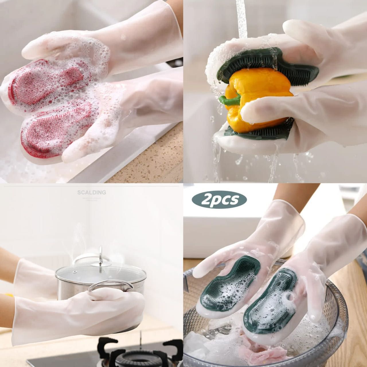 Multifunctional Kitchen Gloves pair