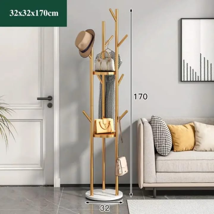Fancy Multi-Functional metallic  Coat/handbag hanger
