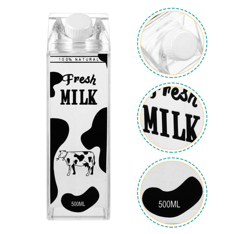 Acrylic Fresh milk bottle
