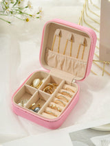 Portable Jewelry Travel Case Organizer/ Portable Mini Storage Boxes Display For Rings,Earrings, Necklaces