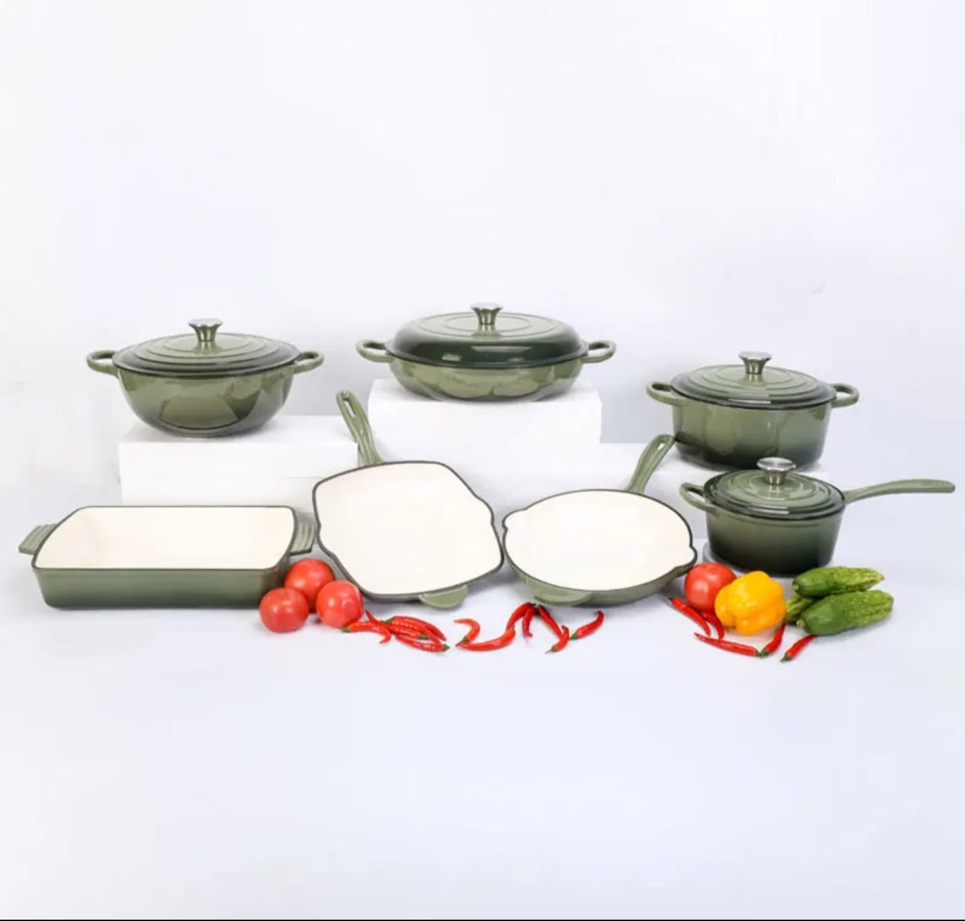 CAST IRON COOKING POTS