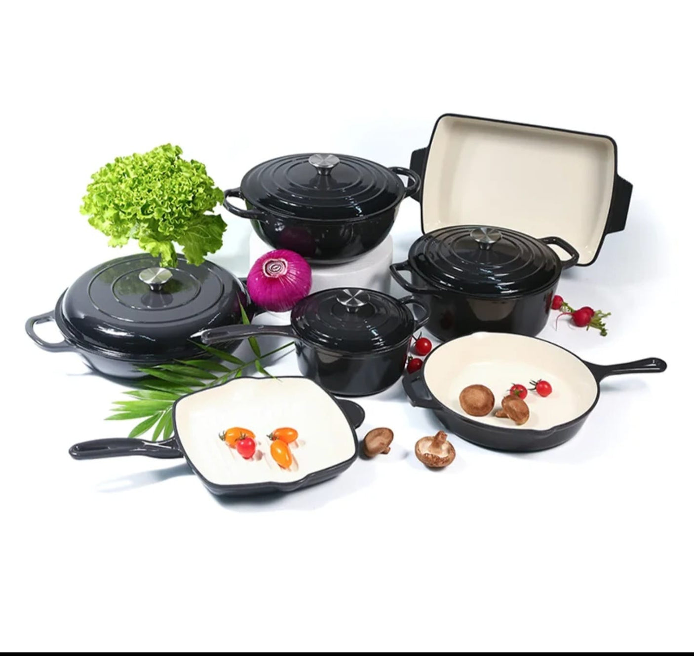 CAST IRON COOKING POTS