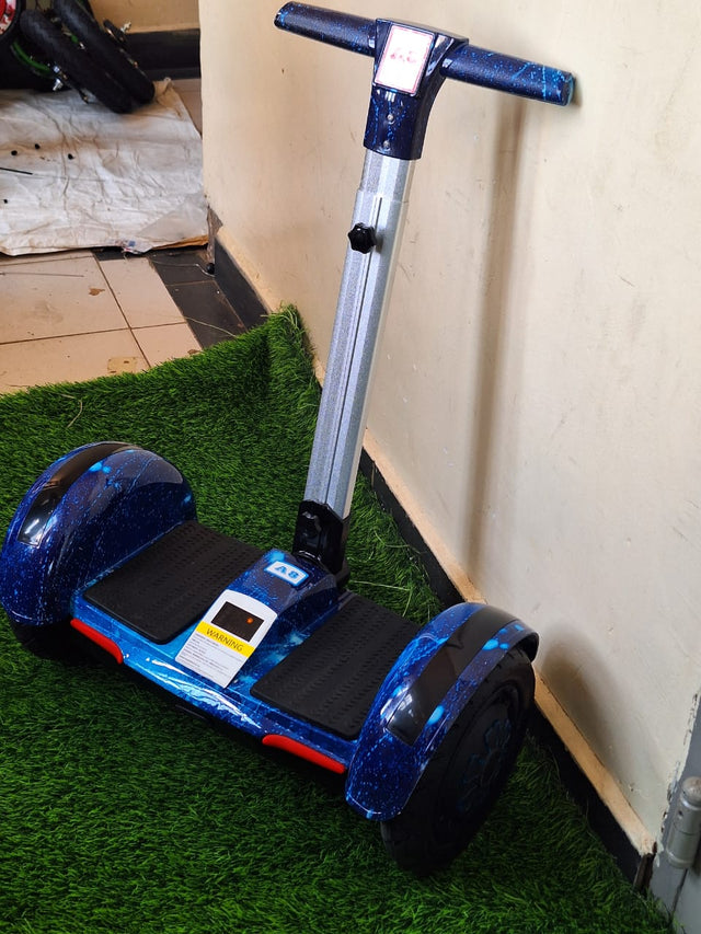 hoverboard with handlebar hoverboard adjustable handle stand release knee pressure